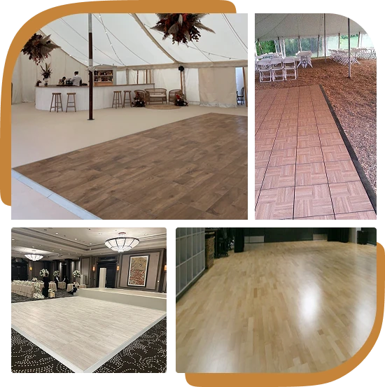 Banner of dance flooring