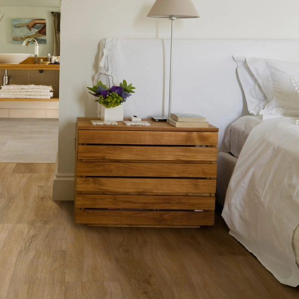 LVT Flooring installed in Bedroom
