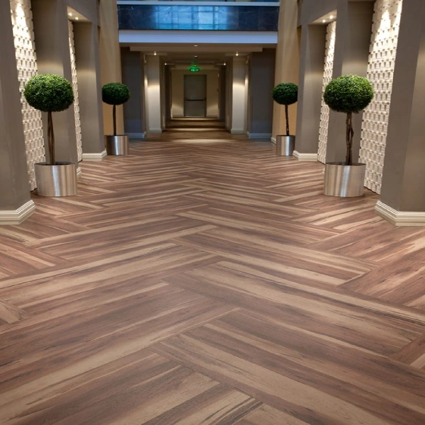 LVT Flooring installed in Hallways