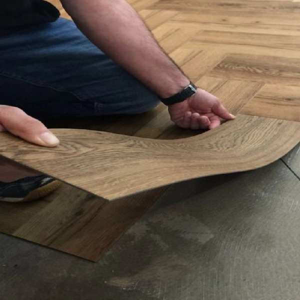 Office Vinyl Floor Installation