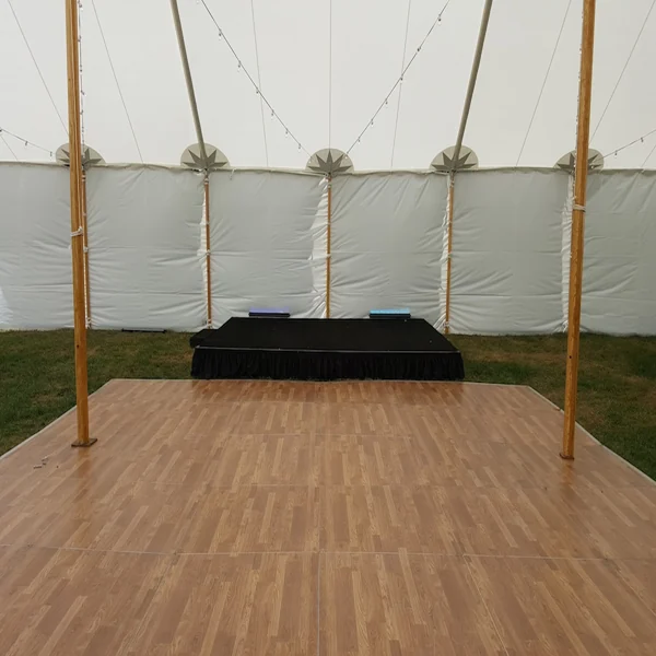 Wood look dance flooring
