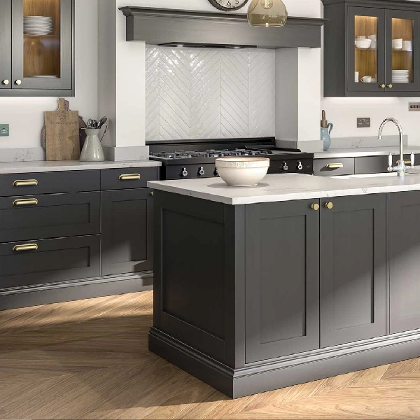 Wooden Skirting In Kitchen