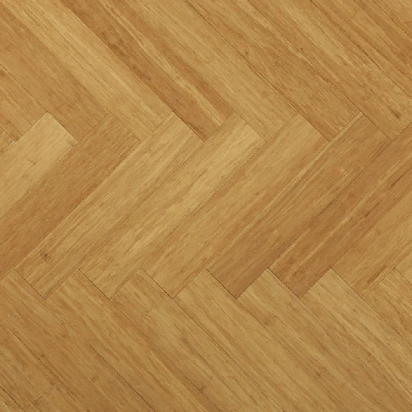 close-up of Natural bamboo flooring