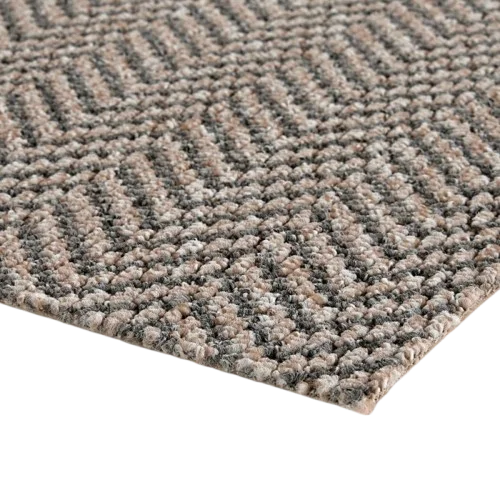 close up of beige wall to wall carpet corner