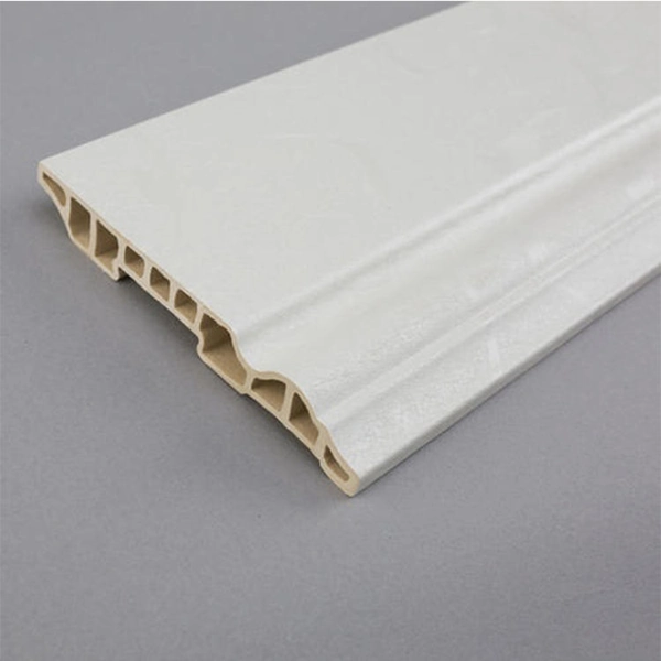 close up of white color PVC flooring