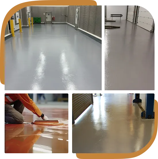 college of epoxy floor painting in different areas