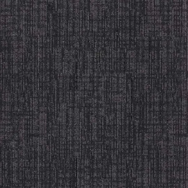dark grey office carpet tile with a subtle linear pattern.