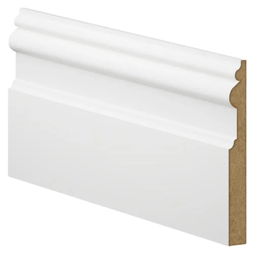 white mdf skirting